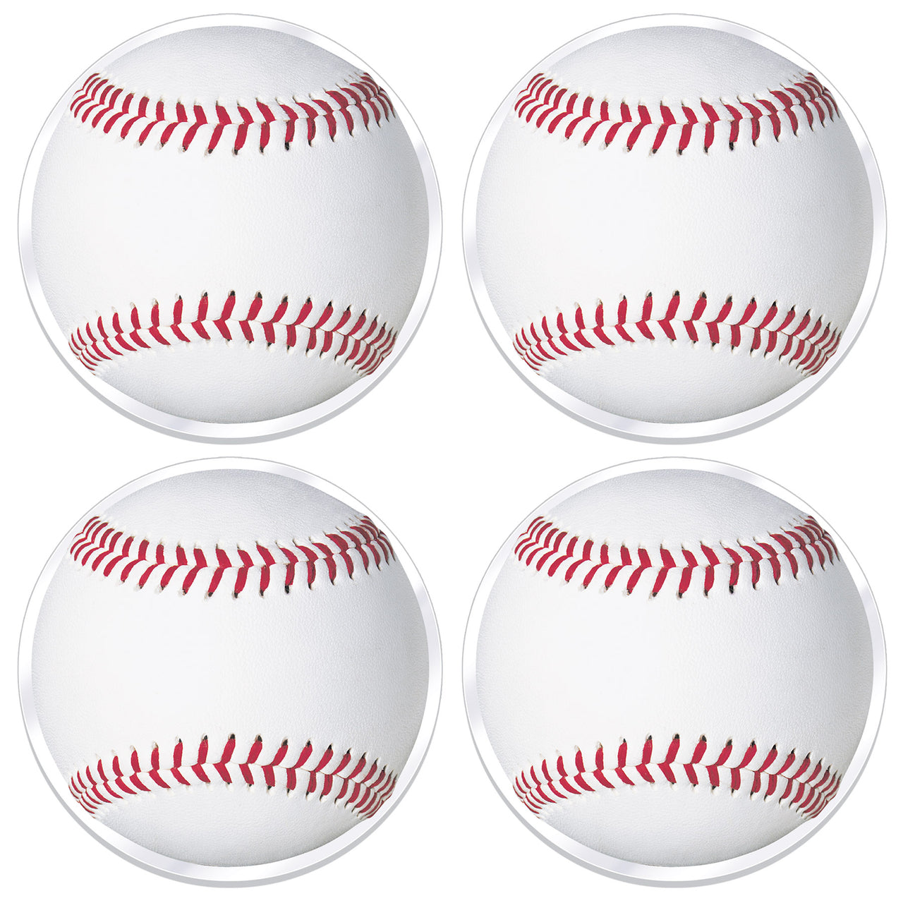 Plastic Baseball Placemats (4 per package)