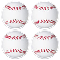 Plastic Baseball Placemats (4 per package)
