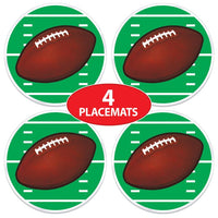 Plastic Football Placemats