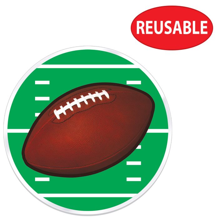 Plastic Football Placemats