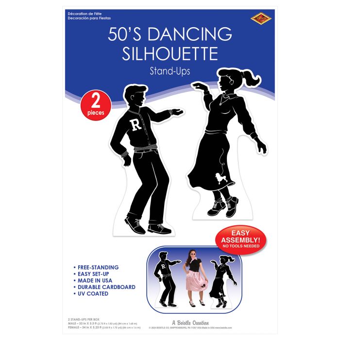 50's Dancing Silhouette Stand-Ups
