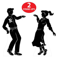 50's Dancing Silhouette Stand-Ups