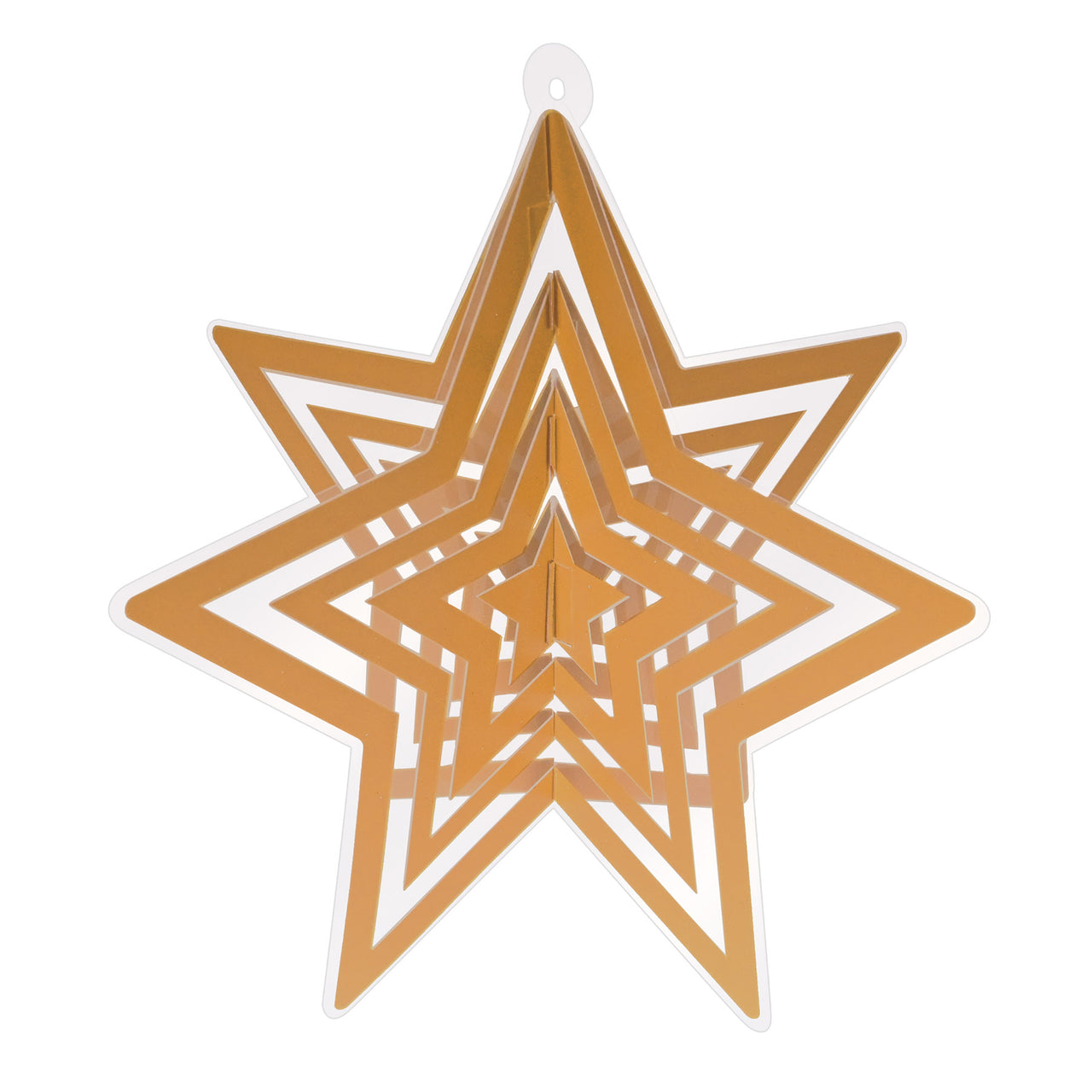 Gold 3-D Plastic Star Centerpiece (1 per package)