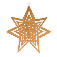 Gold 3-D Plastic Star Centerpiece (1 per package)