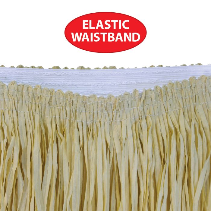 Natural Colored Extra Large Hula Skirt