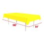Yellow Plastic Rectangular Tablecover