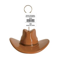 Cowboy Hat Photo/Balloon Holder