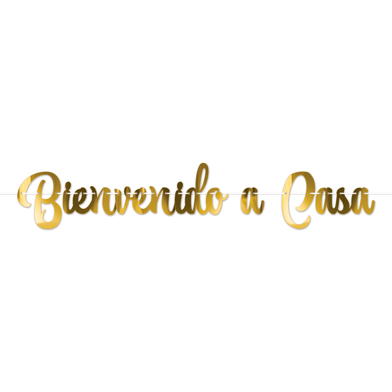 Foil Bienvenido a Casa Streamer (1 per package)