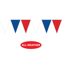 Red, White & Blue Oversized Pennant Banner