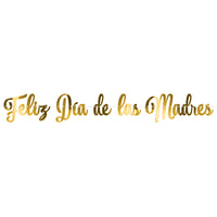 Foil Feliz Dia De La Madres Streamer (1 per package)