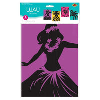 Luau Silhouette Decorations