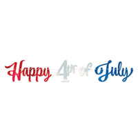 Foil Happy 4th Of July Streamer (1 per package)