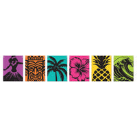 Luau Silhouette Streamer (1 per package)