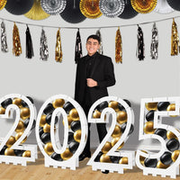 Oversized Metallic Tassel Garland