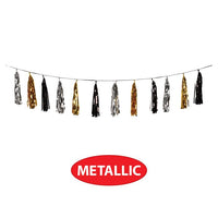 Oversized Metallic Tassel Garland