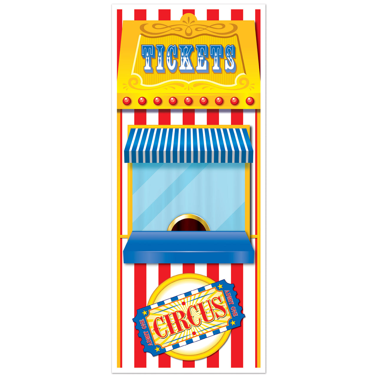 Ticket Booth Door Cover (1 per package)