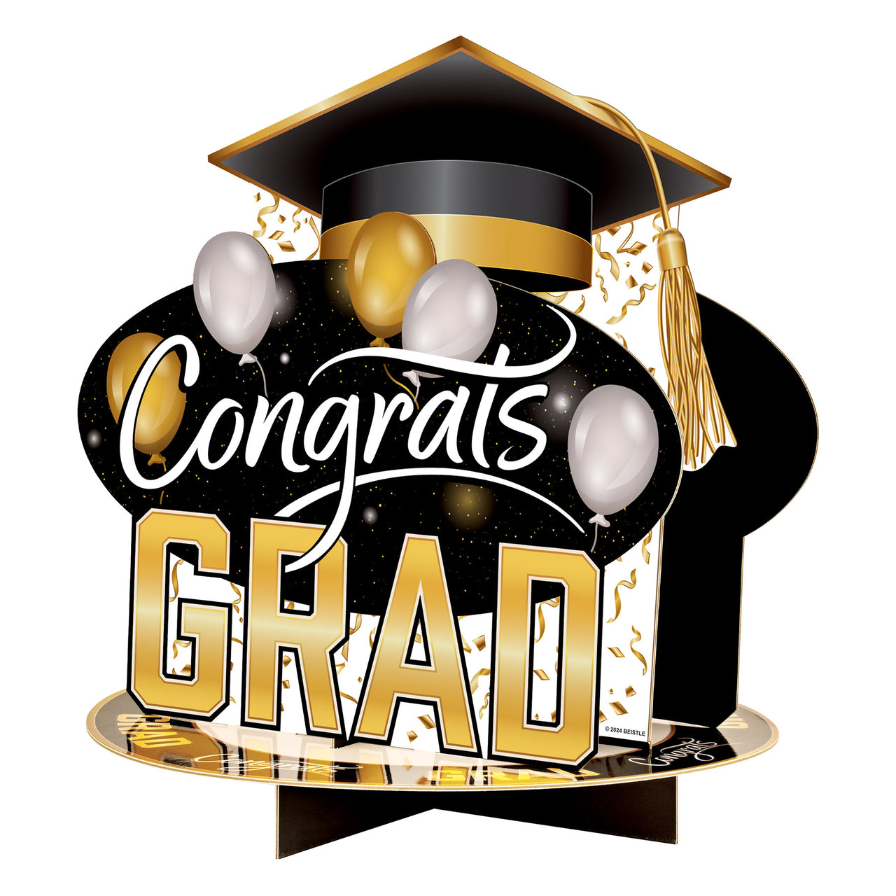 3-D Congrats Grad Centerpiece (1 per package)