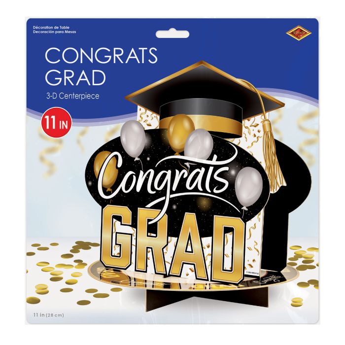 3-D Congrats Grad Centerpiece