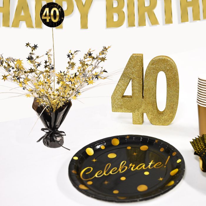 Happy Birthday Gleam 'N Spray Centerpiece