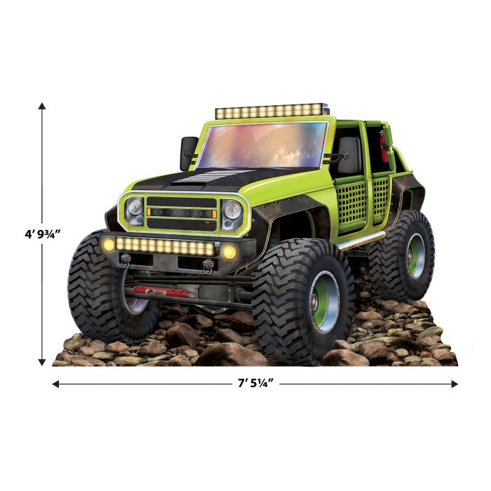 Green Off-Road Truck Stand-Up