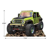 Green Off-Road Truck Stand-Up