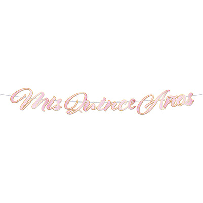 Foil Mis Quince Anos Streamer (1 per package)