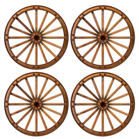 Wagon Wheel Cutout Decorations (4 per package)