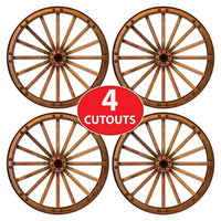 Wagon Wheel Cutout Decorations