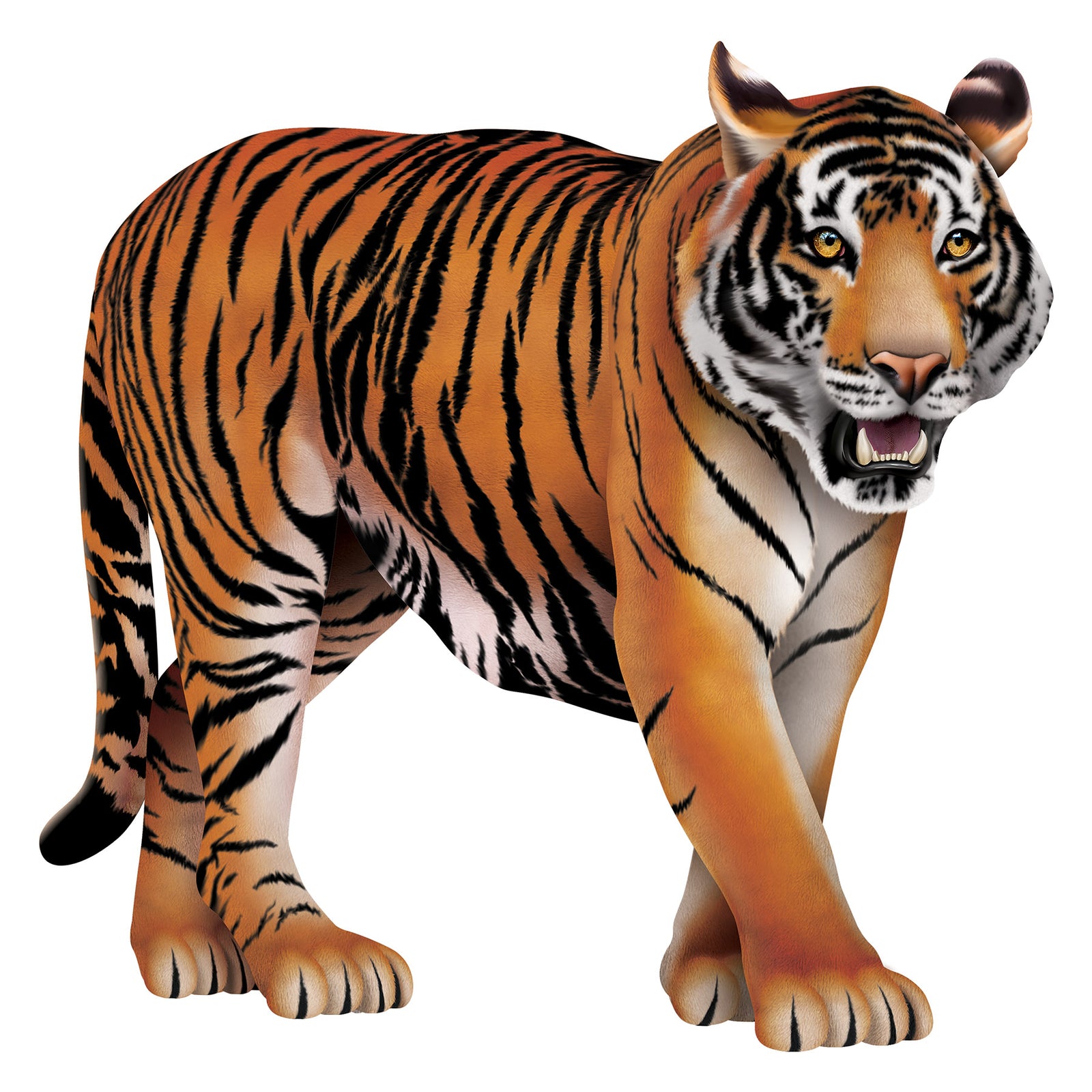 Jointed Tiger Wall Decoration (1 per package)