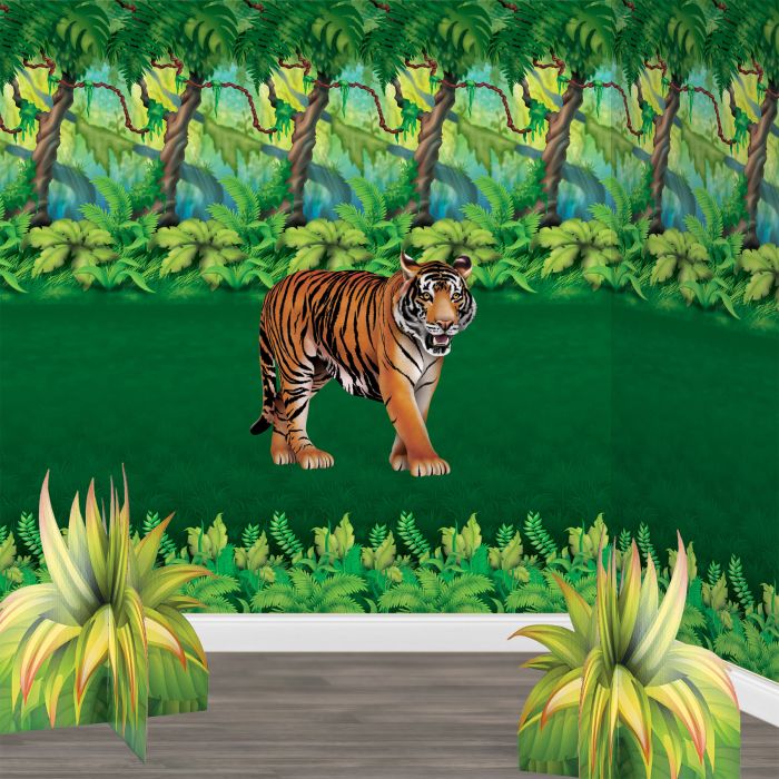 Jointed Tiger Wall Decoration (1 per package)