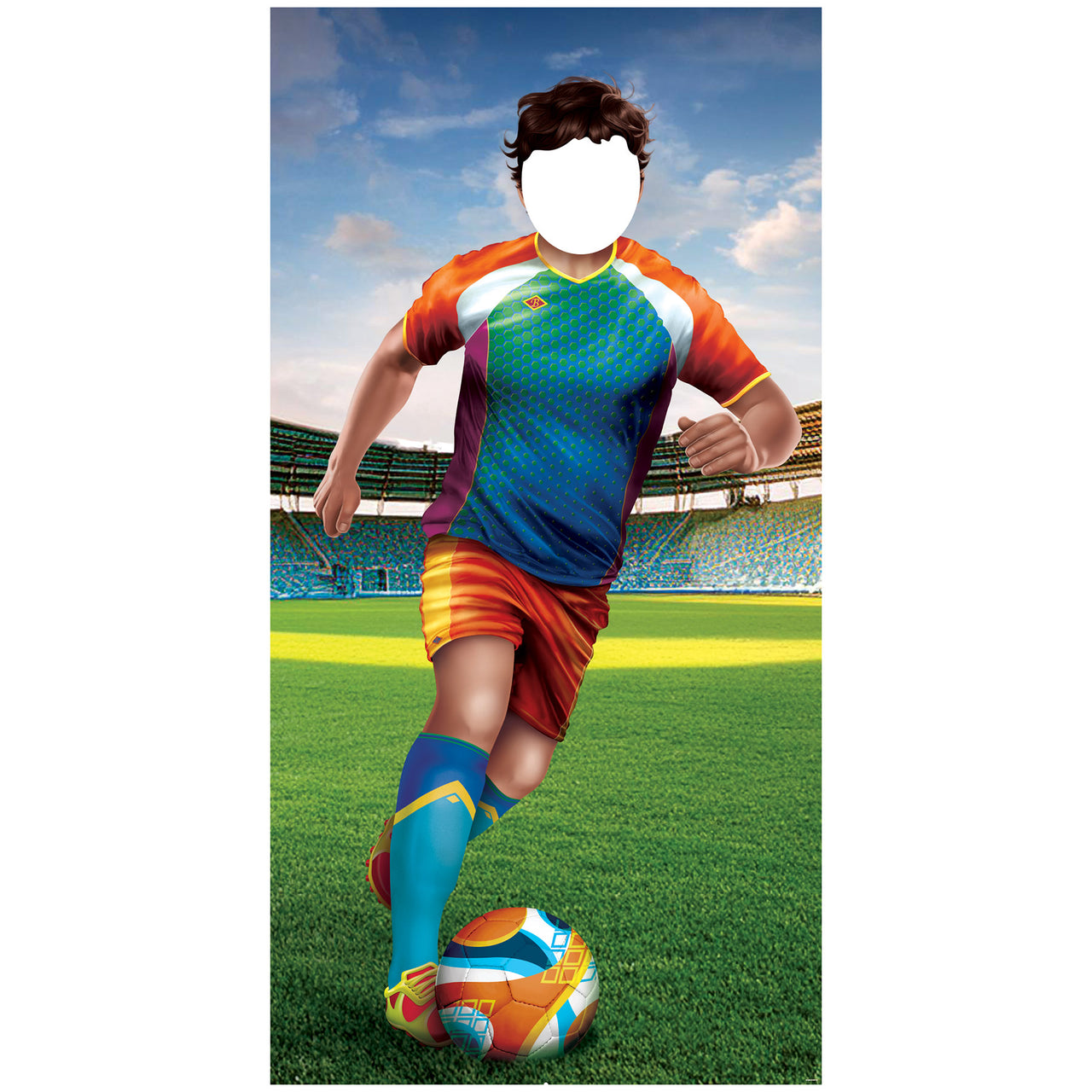 Soccer Player Photo Prop Stand-Up (1 per package)