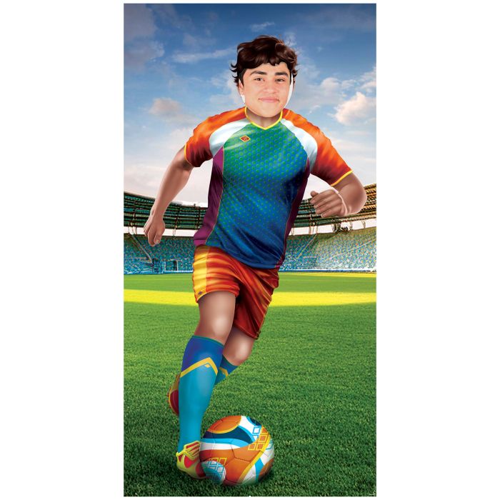 Soccer Player Photo Prop Stand-Up