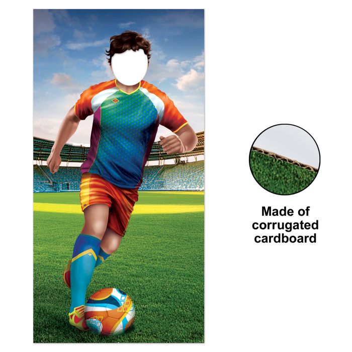 Soccer Player Photo Prop Stand-Up