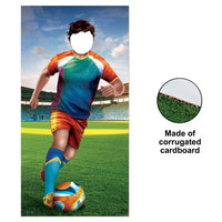 Soccer Player Photo Prop Stand-Up