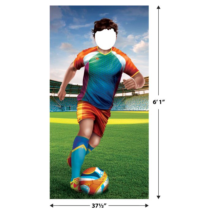 Soccer Player Photo Prop Stand-Up