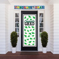 Green Congrats Grad Door Cover