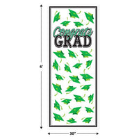 Green Congrats Grad Door Cover