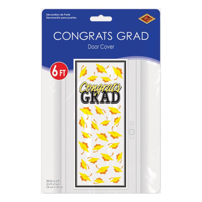 Yellow Congrats Grad Door Cover