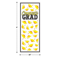 Yellow Congrats Grad Door Cover