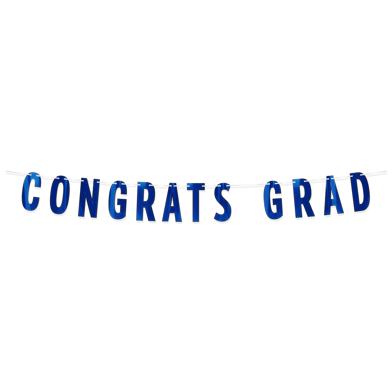 Blue Foil Congrats Grad Streamer (1 per package)