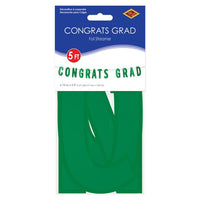 Green Foil Congrats Grad Streamer
