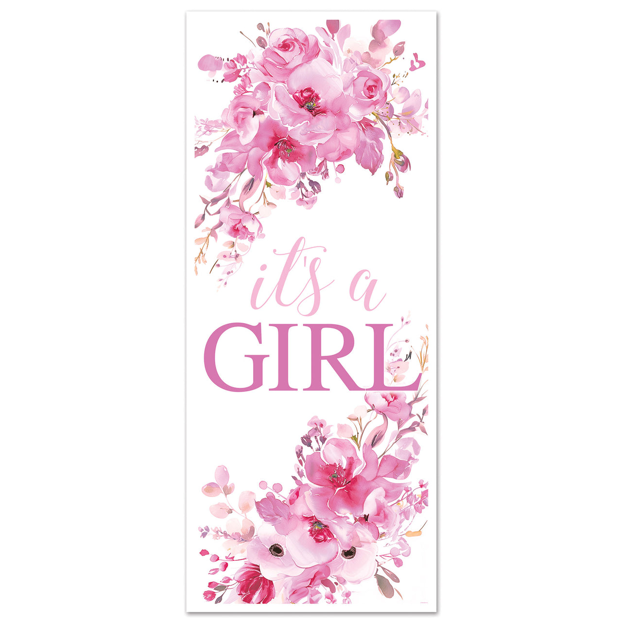 It's A Girl Door Cover (1 per package)