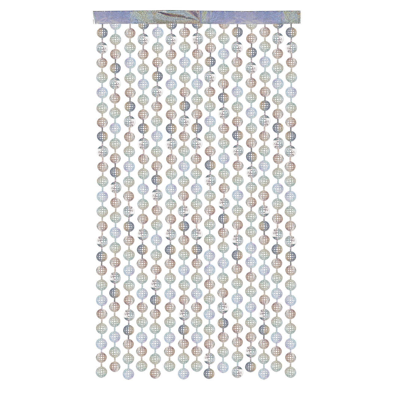 Metallic Disco Ball Curtain (1 per package)