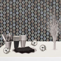 Metallic Disco Ball Curtain (1 per package)