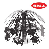 Black Grad Cap Mini Cascade Centerpiece