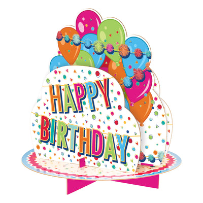 3-D Happy Birthday Centerpiece (1 per package)