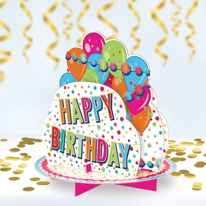 3-D Happy Birthday Centerpiece