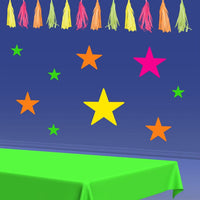 Neon Plastic 8ft Tassel Garland