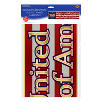 Jumbo Semiquincentennial Yard Sign - All-Weather Plastic