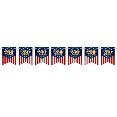 Semiquincentennial Streamer - Patriotic Banner Decoration